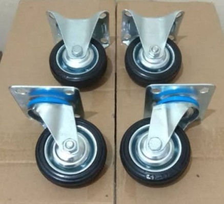 Roda Caster Nylon dan Karet