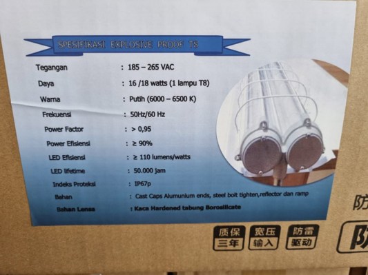 Lampu Exproof Pertashop